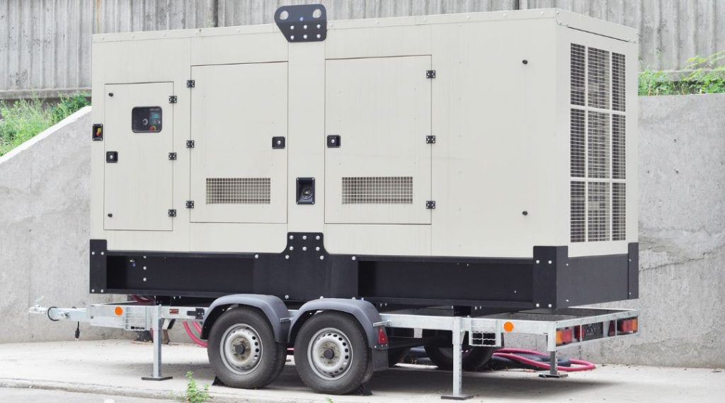 Diesel Generator on trailer